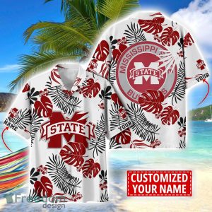 Mississippi State Bulldogs Aloha Hawaiian Shirt Custom Name Summer Gift Holiday Team Shirt
