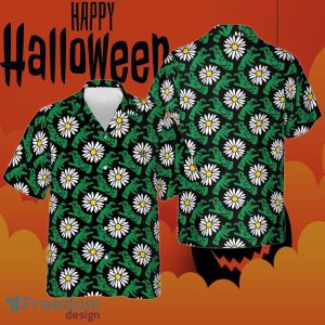Monster Hands Daisies Flower Halloween Hawaiian Shirt For Men Women