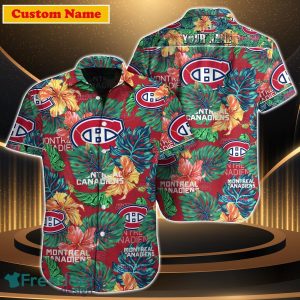 Montreal Canadiens NHL Custom Name Hawaiian Shirt For Men Women Gift For Fan