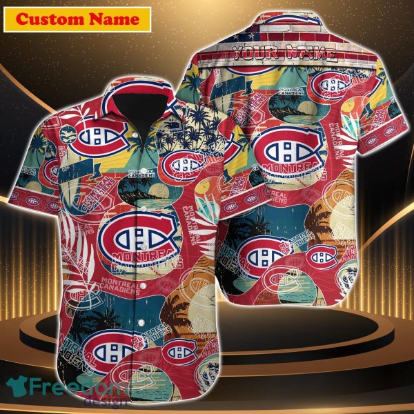 Montreal Canadiens NHL Custom Name Hawaiian Shirt For Men Women Special Gift For Fan