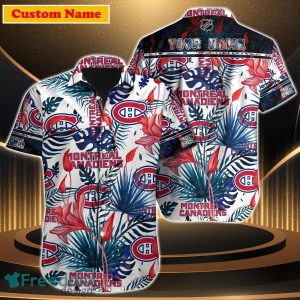 Montreal Canadiens NHL Custom Name Hawaiian Shirt Gift For Men Women