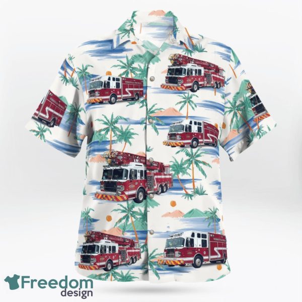 North Carolina Morrisville Fire-Rescue Department Hawaiian Shirt