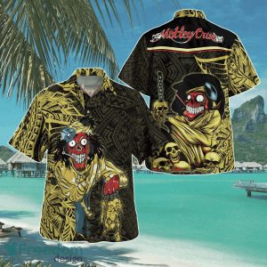 Motley Crue Tribal Hawaii Shirt Aloha Shirt For Men Women