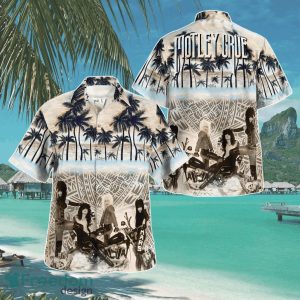 Motley Crue Tribal Tropical Hawaii Shirt Aloha Shirt For Men Women