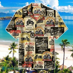 Motorcycle Signs Hawaiian Shirt