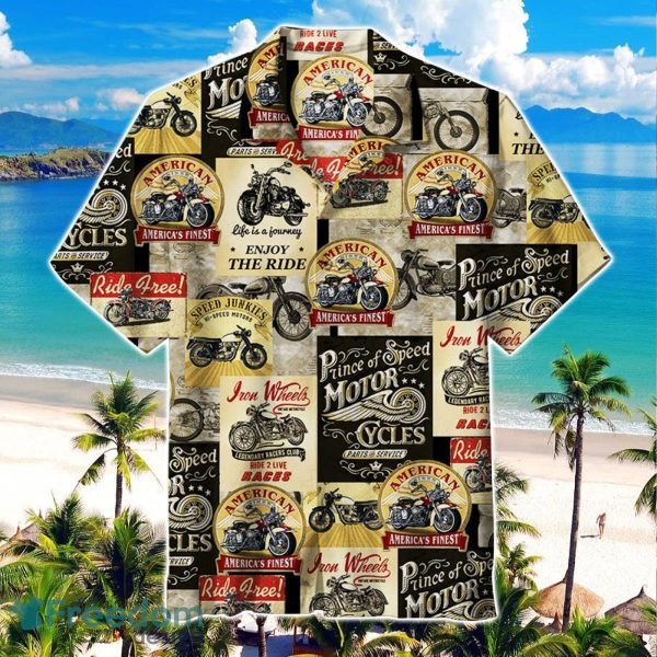 Motorcycle Signs Hawaiian Shirt