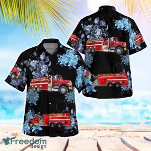 Mountain Iron Fire Department Beach Hawaiian Shirt Gift For Summer Holiday