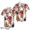 Muppet Playing Drum Tropical Flower Hawaiian Shirt