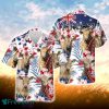 Murray Grey Australian Flag Hawaiian Flowers All Over Printed 3D Hawaiian Shirt For Men Women