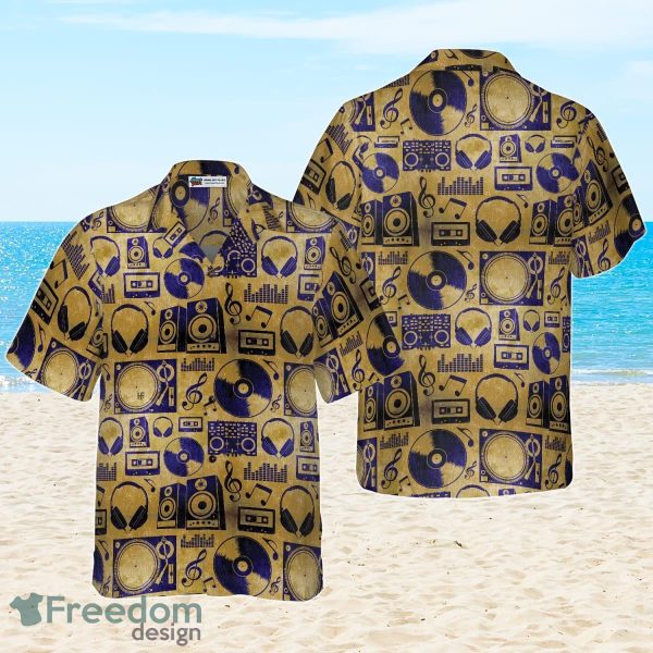Music DJ Vintage Hawaiian Shirt Best Gift For Men And Women