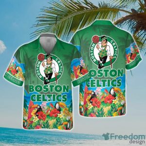 NBA Boston Celtics And Toucan Beach Hawaiian Shirt