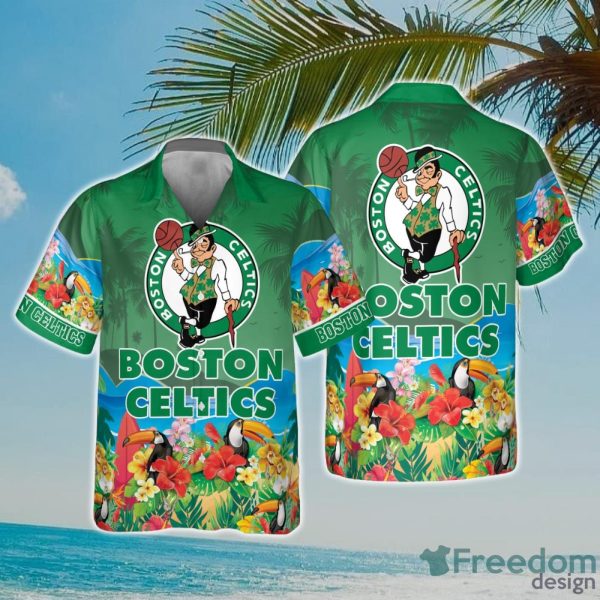 NBA Boston Celtics And Toucan Beach Hawaiian Shirt