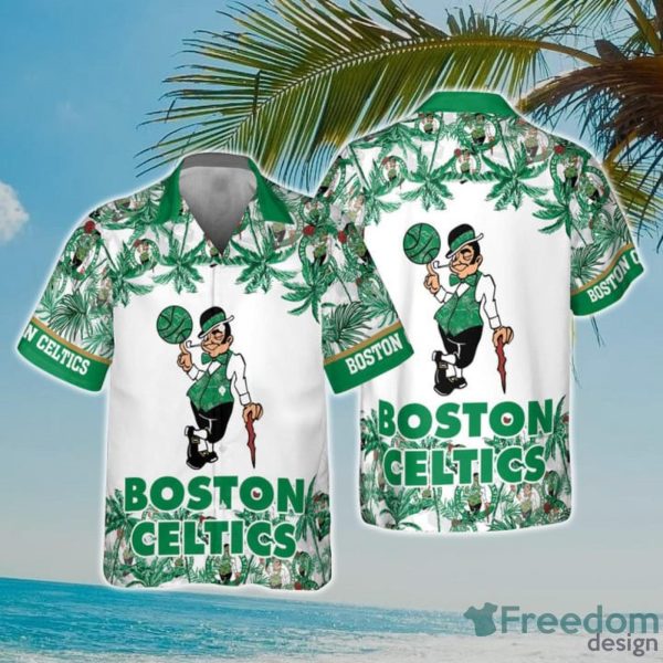 NBA Boston Celtics Special Palm Trees Hawaiian Shirt
