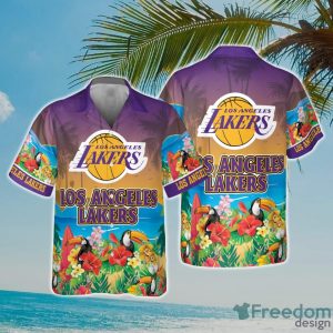NBA Los Angeles Lakers And Toucan Beach Hawaiian Shirt