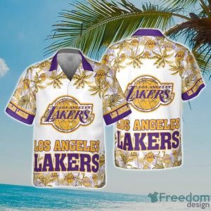 NBA Los Angeles Lakers Special Palm Trees Hawaiian Shirt