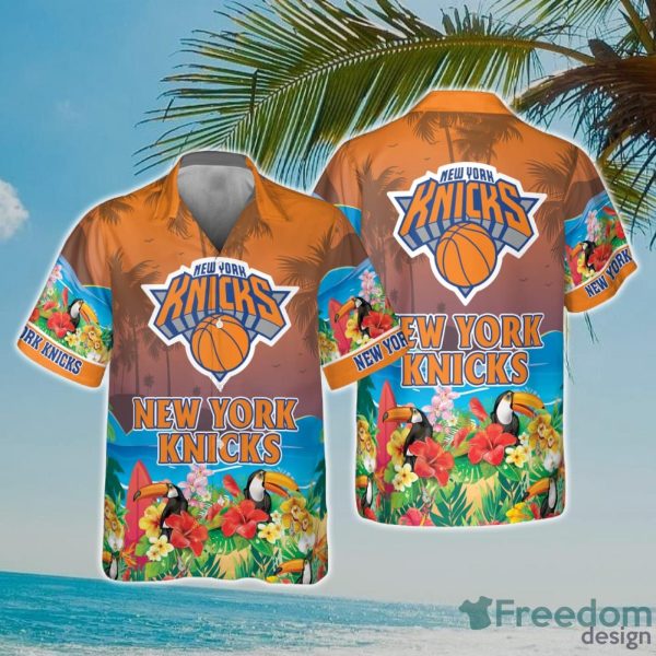 NBA New York Knicks And Toucan Beach Hawaiian Shirt