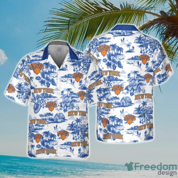 NBA New York Knicks Special Floral Island Hawaiian Shirt