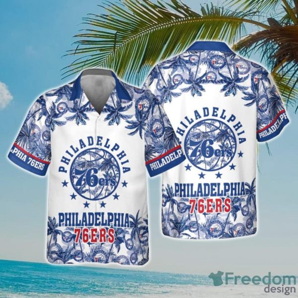 NBA Philadelphia 76ers Special Palm Trees Hawaiian Shirt