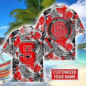 NC State Wolfpack Aloha Hawaiian Shirt Custom Name Summer Gift Holiday Team Shirt