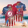 NCAA Alabama Crimson Tide Logo Design Flag America Independence Day Hawaii Shirt Full Over Print