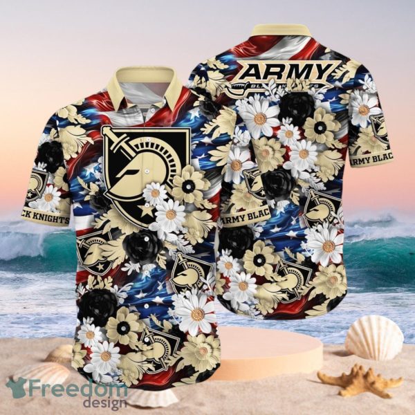 NCAA Army Black Knights Design Logo Gift For Fan Independence Day Hawaii Shirt Full Over Print