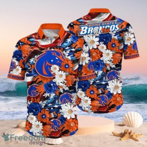 NCAA Boise State Broncos Design Logo Gift For Fan Independence Day Hawaii Shirt Full Over Print