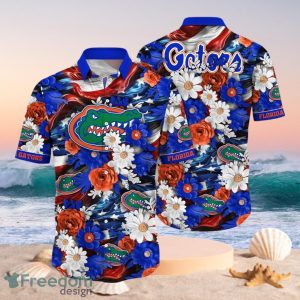 NCAA Florida Gators Design Logo Gift For Fan Independence Day Hawaii Shirt Full Over Print