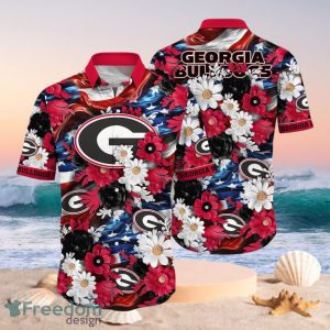 NCAA Georgia Bulldogs Design Logo Gift For Fan Independence Day Hawaii Shirt Full Over Print