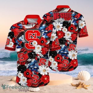 NCAA NC State Wolfpack Design Logo Gift For Fan Independence Day Hawaii Shirt Full Over Print
