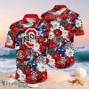 NCAA Ohio State Buckeyes Design Logo Gift For Fan Independence Day Hawaii Shirt Full Over Print
