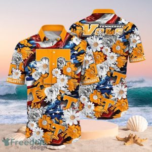 NCAA Tennessee Volunteers Design Logo Gift For Fan Independence Day Hawaii Shirt Full Over Print