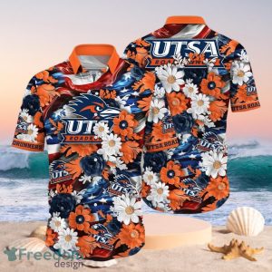 NCAA UTSA Roadrunners Design Logo Gift For Fan Independence Day Hawaii Shirt Full Over Print