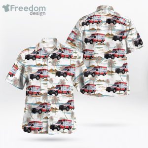 Nanuet New York Nanuet Ems Ford Horton Ambulance Hawaiian Shirt