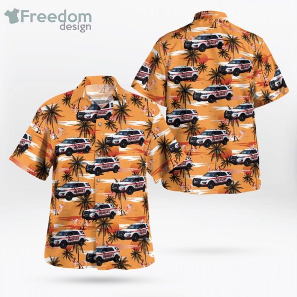 Nanuet New York Nanuet Ems Ford Interceptor Fly Car Hawaiian Shirt