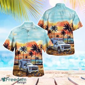 Nature Coast EMS 3D Summer Aloha Hawaiian Shirt