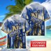 Navy Midshipmen Hawaii Shirt Custom Name Sports Team Beach Shirt