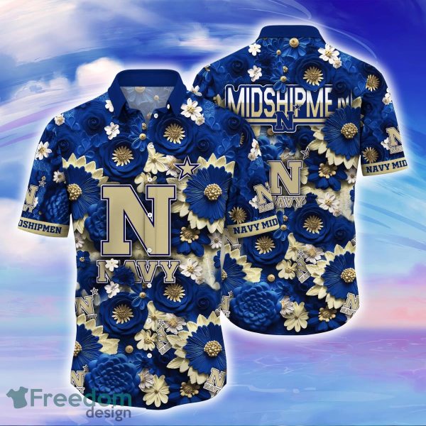 Navy Midshipmen NCAA3 Hawaiian Shirt For Men And Women Fans