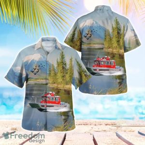Nebco Fire-EMS Fireboat Hawaiian Shirt Beach Summer Shirt