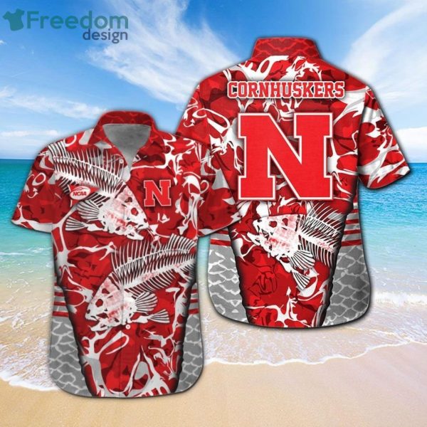 Nebraska Cornhuskers Fishing Fans Hawaiian Shirt For Men Women