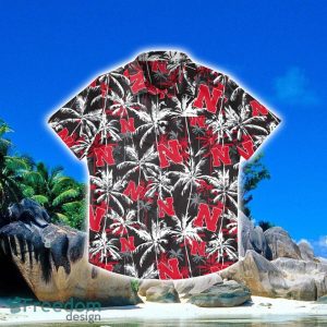 Nebraska Cornhuskers NCAABlack Floral Hawaiian Shirt Special Gift For Fans