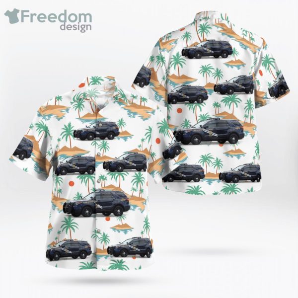 Nevada Highway Patrol Ford Explorer Coconut Iland Hawaiian Shirt