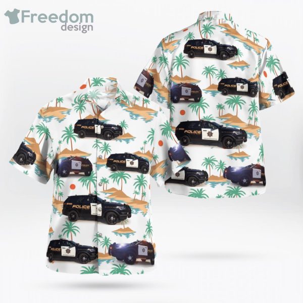 Nevada Reno Police Department Ford Explorer Hawaiian Shirt