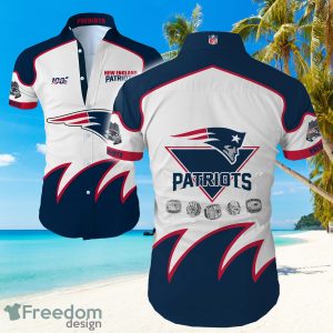 New England Patriots Bì Logo Hawaiian Summer Beach Shirt Full Print