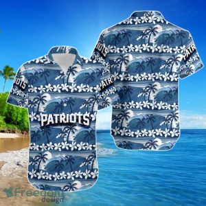 New England Patriots Coconut Trees NFL Gift For Fan Hawaiian Shirt For Men And Women
