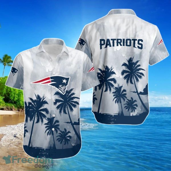 New England Patriots Coconut Trees NFL Gift For Fan Hawaiian Shirt For Men Women