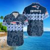 New England Patriots Flower And Logo Hawaii Shirt For Men Women