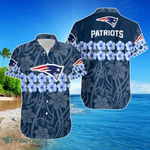 New England Patriots Flower And Logo Hawaii Shirt For Men Women