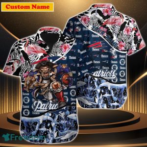 New England Patriots NFL Custom Name Hawaiian Shirt Best Gift For Men Women