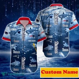 New England Patriots NFL Custom Name Hawaiian Shirt For Men And Women Best Gift For Fans