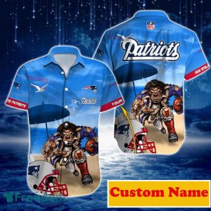 New England Patriots NFL Custom Name Hawaiian Shirt For Men And Women Best Gift For Real Fans